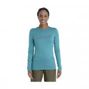 SOUS-COUCHE MERINO 200 OASIS COL ROND FEMME FLUX GREEN