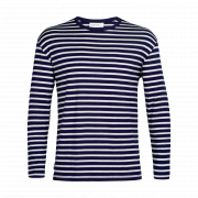 T-SHIRT GRANARY MANCHES LONGUES STRIPE HOMME MIDNIGHT NAVY/SNOW/S