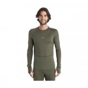 SOUS-COUCHE MERINO ZONEKNIT COL ROND 200 HOMME LODEN/ETHER/CB