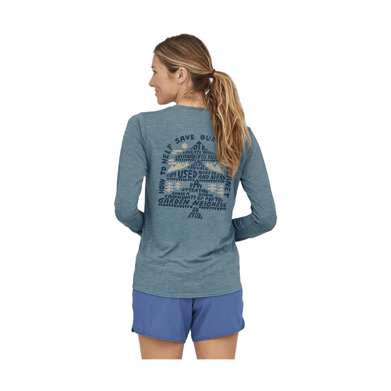 CAPILENE COOL DAILY GRAPHIC TEE-SHIRT MANCHES LONGUES FEMME - Espace  Outdoor & Montagne Rouen